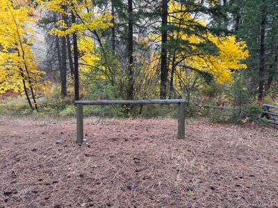 Hitching Post at Lower Mad River Trailhead