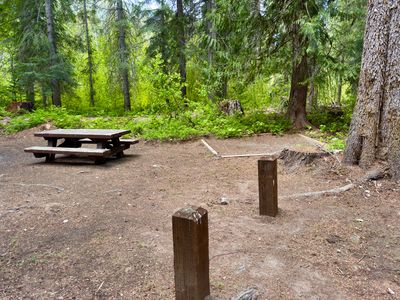 Campsite near the river