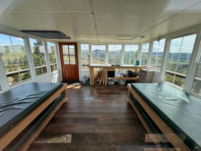 Interior of Steliko Fire Lookout