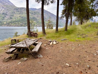 Campsite 1 at Prince Creek Campground