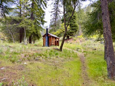 Second vault toilet at Prince Creek Campground