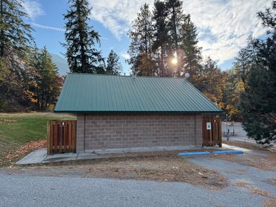 Restroom and shower building at Twenty-Five Mile Creek State Park