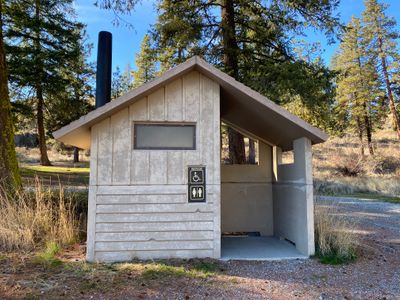 Vault toilet - Site D