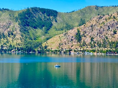 On the water on Lake Chelan