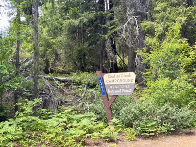 Chatter Creek Campground entrance