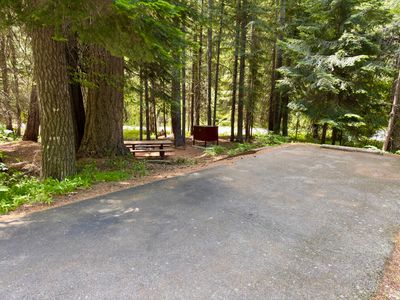 Campsite 16 — first site in the upper section