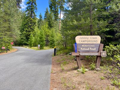 Upper section entrance at Johnny Creek Campground