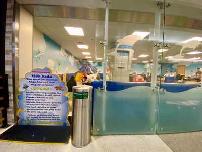 Kids play area at Seattle airport