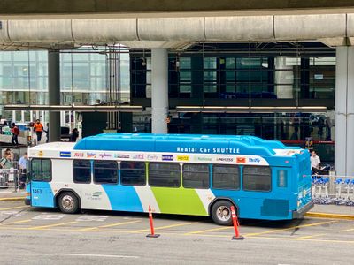 Seattle airport rental car shuttle
