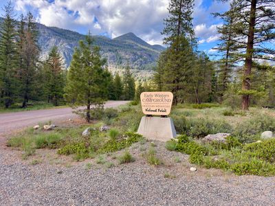 Early Winters Campground entrance — south loop