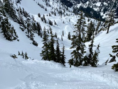 Looking down into Upper International
