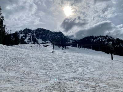 One last look at Alpental after my run
