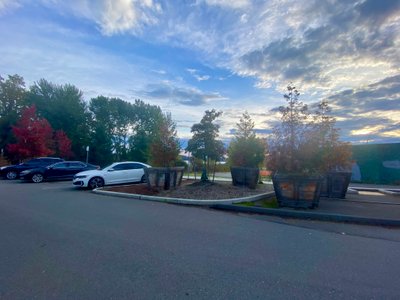Very Small parking lot at East Montlake Park
