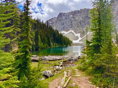 First view of Blue Lake