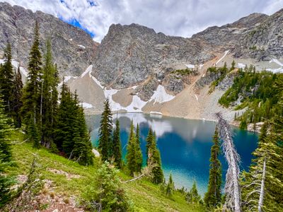 Blue Lake from above