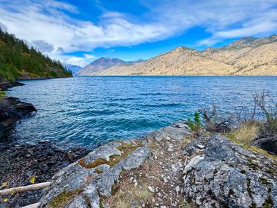 View uplake from first side trail
