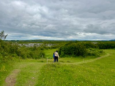 Open section of the trail