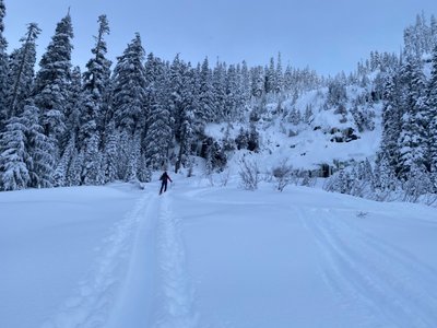 Skinning up below the Phantom slide path