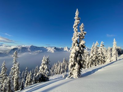 Beatiful day for a ski tour