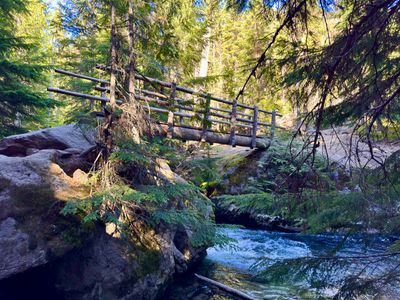 First wooden bridge