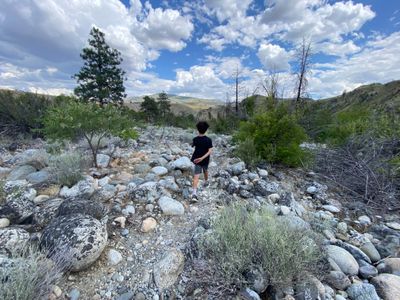 Rocky section of cutthroat loop