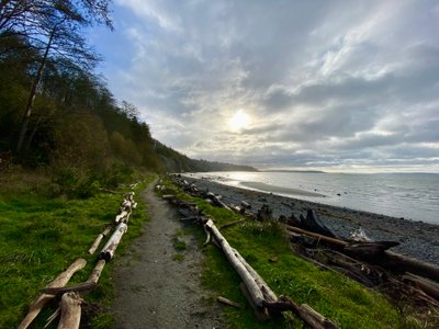 Path along Fort Lawton Beach