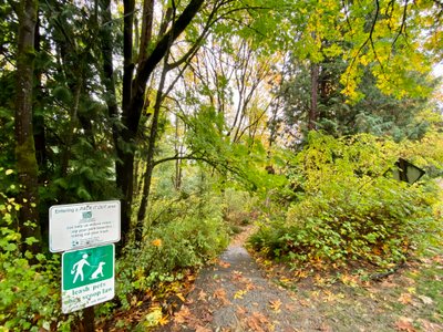 The start of the trail