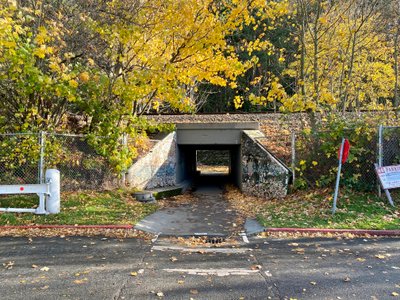 Pedestrian underpass in Golden Gardens