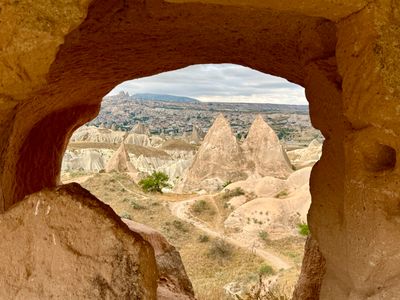 Cave dwelling view