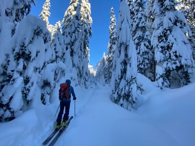 Skinning up the Pacific Crest Trail