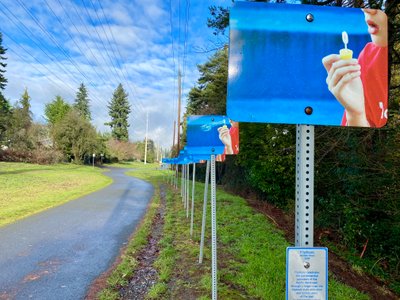 Art along the Interurban North Trail