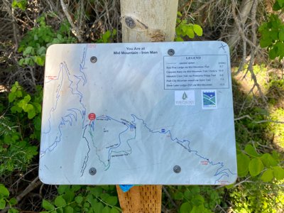Junction of Mid Mountain and Iron Man Trails