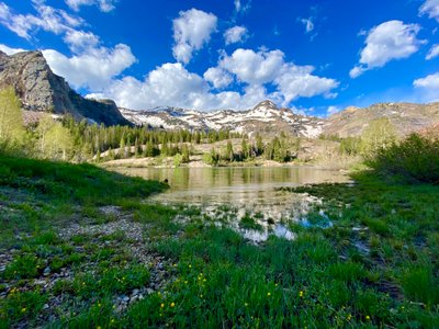 First view of Lake Blanche