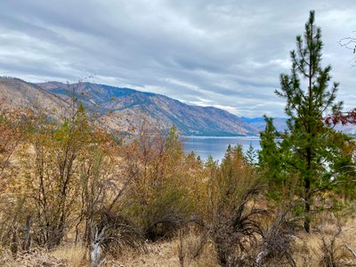Nice view of Lake Chelan and Slide Ridge