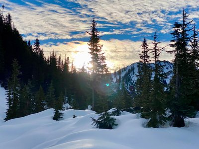 Beautiful day in the mountains