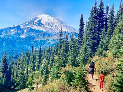 Mount Rainier from South side of Naches Peak