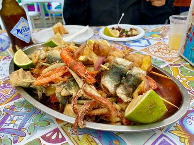 Seafood lunch for two?