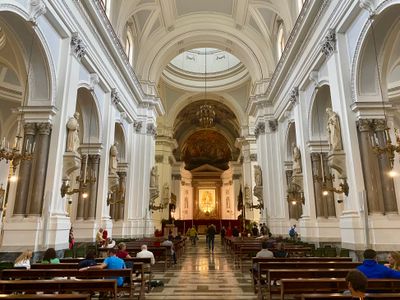 Inside of the Palermo Cathedral