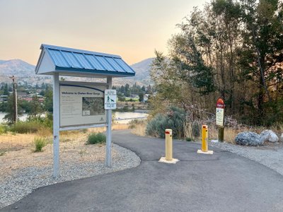 Trailhead for Reach 1 Trail