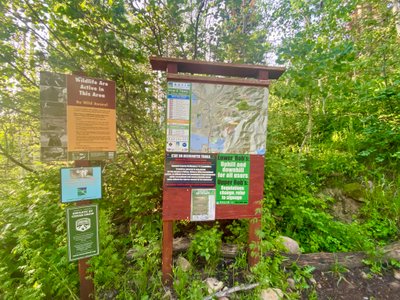 Trailhead for Rob's Trail