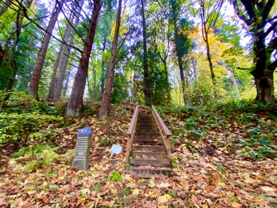 The start of the Hatchery Trail
