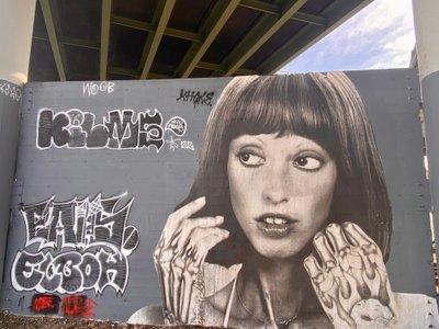 Mural under the Ballard Bridge