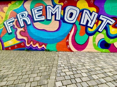 Cool mural in Fremont