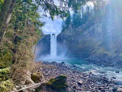 View from the Snoqualmie Falls Lower Observation Deck