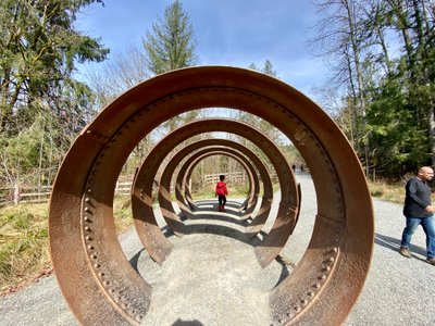 Art along the trail