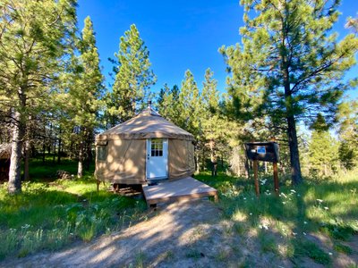 Yurt near the Echo Ridge Upper Paring Lot