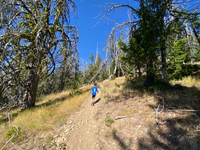 Devil's Backbone Trail up to Stormy Mountain