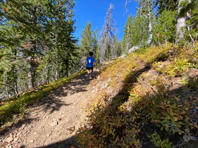 Hiking up to Stormy Mountain