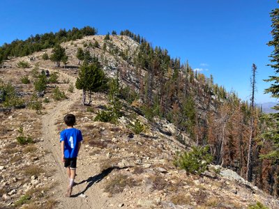 On the ridge of Stormy Mountain