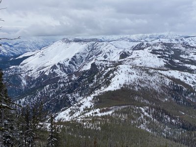 View of Devil's Backbone from Stormy Mountain